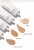 4 tubki podkładu Dream Tint Tinted Moisturizer -ułożone bokiem, z każdej tubki wypływa próbka podkładu w danym odcieniu.