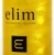 Zbliżenie etykiety kosmetyku Elim MEDIHEEL Rejuvenating Gold Spritz. Na tle złotego płynu z połyskującymi drobinkami widoczne czarne logo „elim – THE SCIENTIFIC SOLUTION” oraz symbol litery „E” w czarnej ramce.