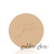 Okrągły, prasowany puder do twarzy marki Jane Iredale w odcieniu Golden Glow: Średni odcień z ciepłym, średni złocisty beż o ciepłym, promiennym charakterze z wytłoczonym logo Jane Iredale.