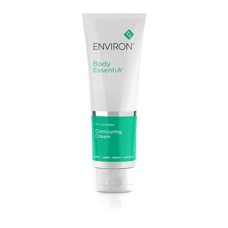 Tubka kremu ENVIRON Contouring Cream z białą nakrętką i biało-zieloną etykietą.