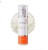 Biała butelka z pompką ENVIRON Cleansing Gel, z biało-pomarańczową etykietą i logo Environ, na tle próbki bezbarwnego żelu.