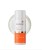 ENVIRON Pre-Cleansing Oil - olejek do demakijażu poprzedzający oczyszczanie 100ml - Biała butelka z pompką Environ Skin EssentiA Dual Action Pre-Cleansing Oil z biało-pomarańczową etykietą i logo Environ, na tle próbki bezbarwnego olejku.