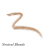 Na zdjęciu widzimy próbkę jane iredale PureBrow™ Brow Powder w odcieniu Neutral Blonde. kolor jest mniej popielaty niż Ash Blonde, subtelnie bardziej beżowy lub piaskowy.