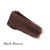 Próbka produktu PureBrow Brow Gel w odcieniu Dark Brown – głęboki, intensywny brąz dla ciemniejszych brwi i mocniejszego podkreślenia.