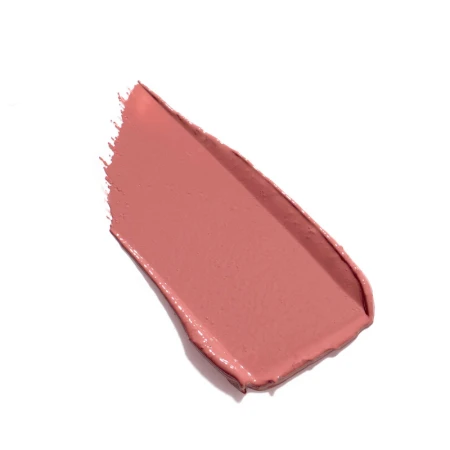 Na zdjęciu widzimy pomadkę Jane Iredale w odcieniu Tutu. Odcień to delikatny, chłodny róż. Subtelny i dziewczęcy, ale wyrazisty. Doskonale sprawdza się na co dzień.