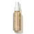 Na zdjęciu znajduje się elegancka złota butelka z białym atomizerem wody Jane Iredale  Balance Hydration Spray o pojemności 90 ml. Produkt posiada oznaczenie ECOCERT co potwierdza jego organiczne i naturalne pochodzenie składników.