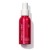 Na zdjęciu znajduje się elegancka czerwona butelka z białym atomizerem wody Jane Iredale Pommist Hydration Spray o pojemności 90 ml. Produkt posiada oznaczenie ECOCERT co potwierdza jego organiczne i naturalne pochodzenie składników.