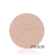Okrągły, prasowany puder do twarzy marki Jane Iredale w odcieniu Suntan: średni beż z ciepłym, lekko opalonym odcieniem z wytłoczonym logo Jane Iredale