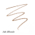 Próbka koloru kredki do brwi Jane Iredale PureBrow Shaping Pencil Ash Blonde – chłodny, jasny brąz wpadający w odcień popielaty. Idealny dla osób o jasnych, chłodnych włosach, które chcą naturalnie podkreślić brwi bez ciepłych tonów.