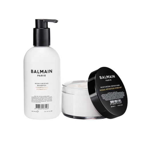 BALMAIN Moisturizing Kit - luksusowy zestaw nawilżający szampon i maska, dla suchych, matowych włosów.png