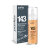Na zdjęciu jest produkt marki Purles – VitC Serum Perfector 143. To elegancki kartonik w odcieniach szarości z białymi napisami oraz szklanego flakonu z pipetą i przezroczystą nakrętką.Na opakowaniu widnieje numer produktu 143 i nazwa.