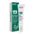 Na zdjęciu jest kosmetyk marki Purles EGF Youth Eye Elixir 151. Produkt jest w białej tubce z aplikatorem zakończonym metalową kulką masującą. Obok tubki ustawione jest zielone opakowanie kartonowe z geometrycznym wzorem i nazwą produktu.