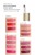 Na zdjęciu widać próbki kolorów produktu Colorlux hydrating cream w formie swatchy, na damskim przedramieniu o jasnej i średniej karnacji