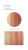 Na zdjęciu widać próbki kolorów produktu purebronze shimmer bronzer copper dusk w formie swatchy, na damskim przedramieniu o jasnej i średniej karnacji.