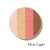 Okrągły, prasowany wielofunkcyjny bronzer do twarzy marki Jane Iredale w odcieniu First Light z wytłoczonym logo Jane Iredale. Bronzer sklada sie z czterech odcieni, utrzymane w ciepłej, słonecznej tonacji.