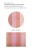 Na zdjęciu widać próbki kolorów produktu purebronze shimmer bronzer peaches&amp;cream w formie swatchy, na damskim przedramieniu o jasnej i średniej karnacji.