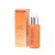 Na zdjęciu znajduje się produkt pielęgnacyjny marki Instytutum Brightening Vitamin C Serum w eleganckiej, pomarańczowej butelce z pompką oraz pomarańczowym kartonikiem.png