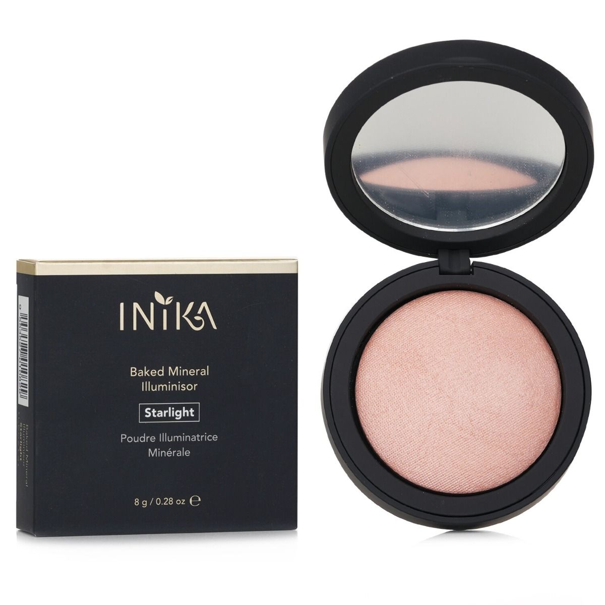 INIKA ORGANIC Baked Mineral Illuminisor STARLIGHT - luksusowy naturalny rozświetlacz 8 g