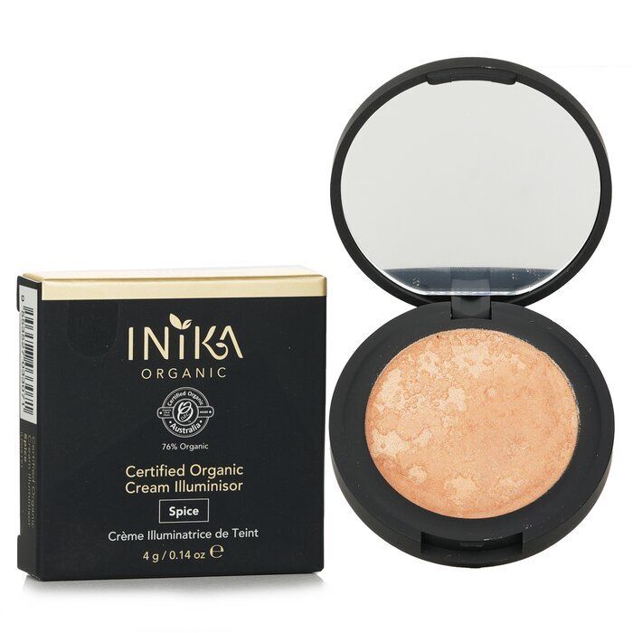 INIKA ORGANIC Cream Illuminisor - mineralny rozświetlacz do policzków 4 g