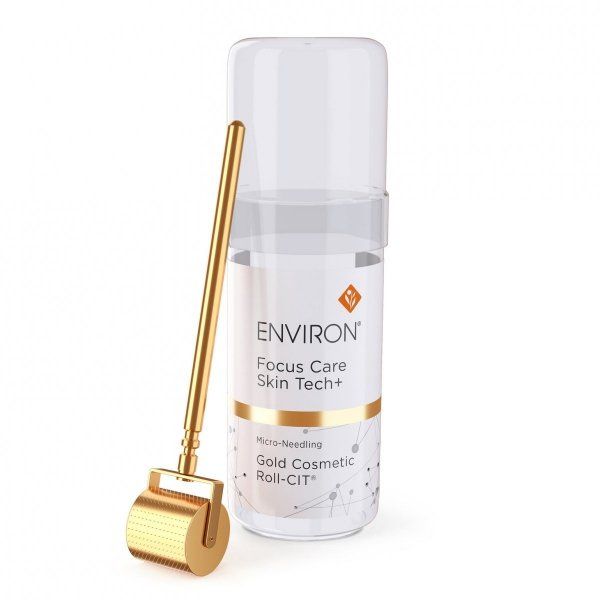 ENVIRON Cosmetic Gold Roll-CIT pozłacany derma roller do mezoterapii domowej