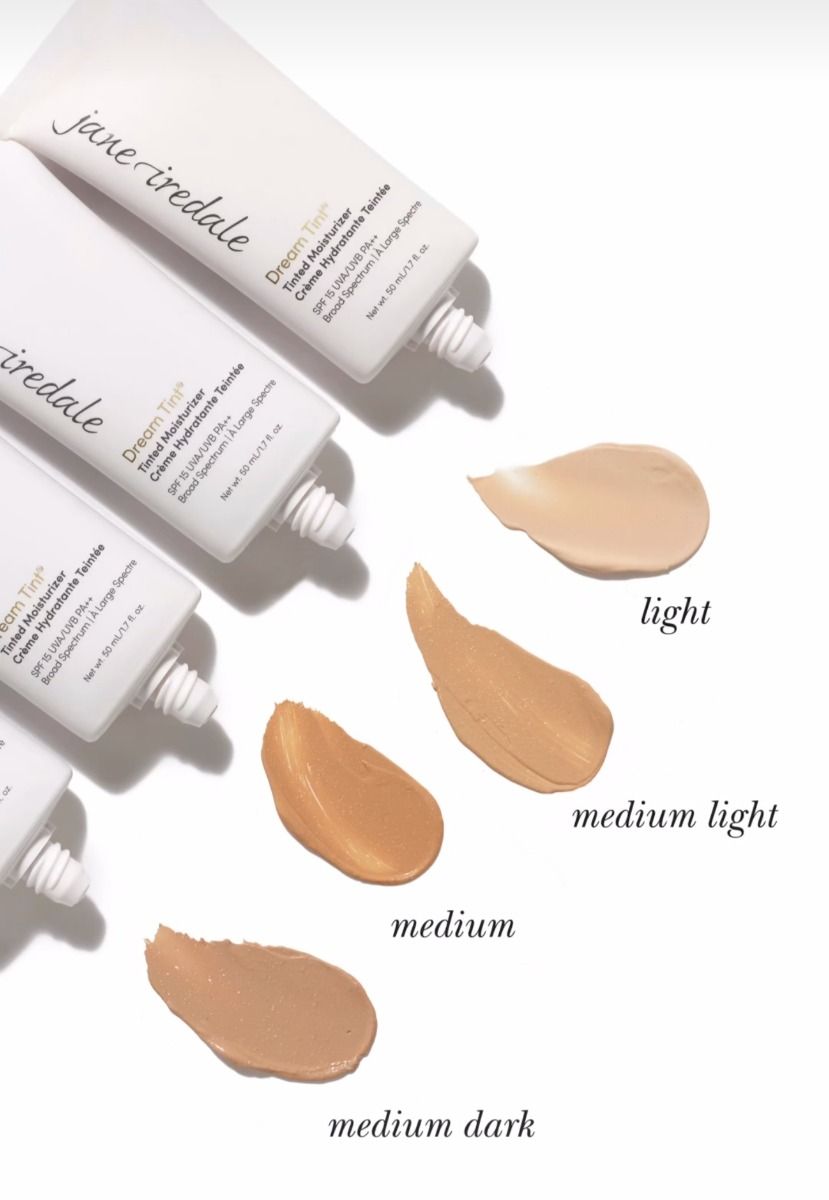 JANE IREDALE Dream Tint Tinted Moisturizer - lekki, nawilżający podkład mineralny wyrównujący koloryt skóry z SPF15 50 ml