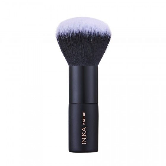 INIKA ORGANIC Kabuki Brush - wegański pędzel do pudru sypkiego i prasowanego 