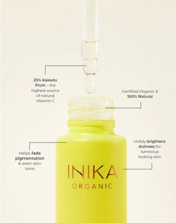 INIKA ORGANIC Kakadu Plum Vitamin C Booster - wegańskie serum na przebarwienia ze śliwką kakadu 15ml