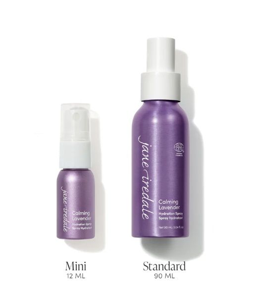 JANE IREDALE Calming Lavender Hydration Mini Spray - nawilżająca i kojąca MINI woda mineralna do skóry wrażliwej 12 ml