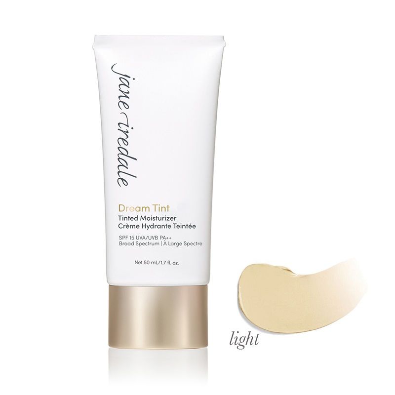 JANE IREDALE Dream Tint LIGHT - lekki, nawilżający podkład mineralny wyrównujący koloryt skóry z SPF15 50 ml