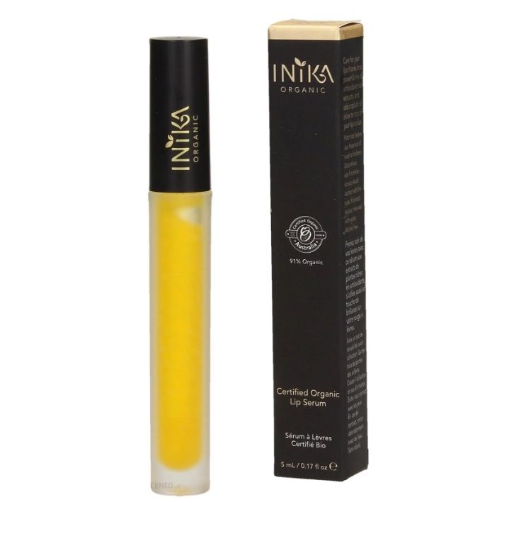 INIKA ORGANIC Lip Serum - wegańskie, głęboko regenerujące serum do ust, 5 ml