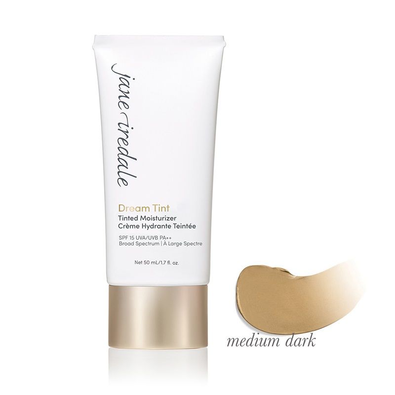 JANE IREDALE Dream Tint MEDIUM DARK - lekki, nawilżający podkład mineralny wyrównujący koloryt skóry z SPF15 50 ml