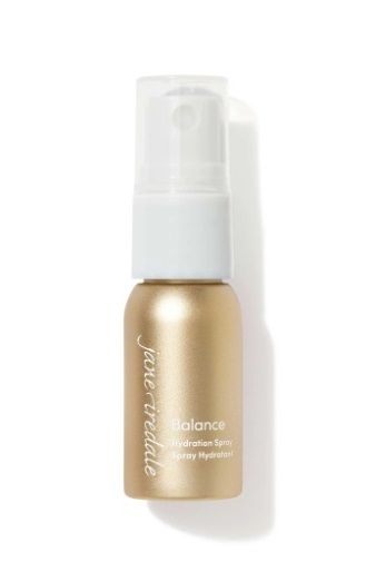 JANE IREDALE Hydration Spray Balance – MINI nawilżająca, utrwalająca woda mineralna do skóry mieszanej i tłustej 12 ml