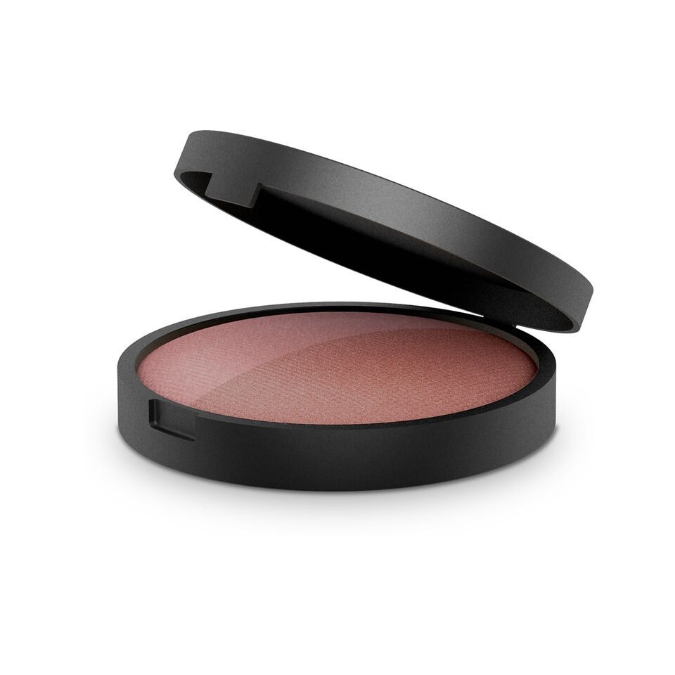 INIKA ORGANIC Mineral Baked Blush Duo BURNT PEACH - wegański, mineralny róż do policzków 6,5 g 