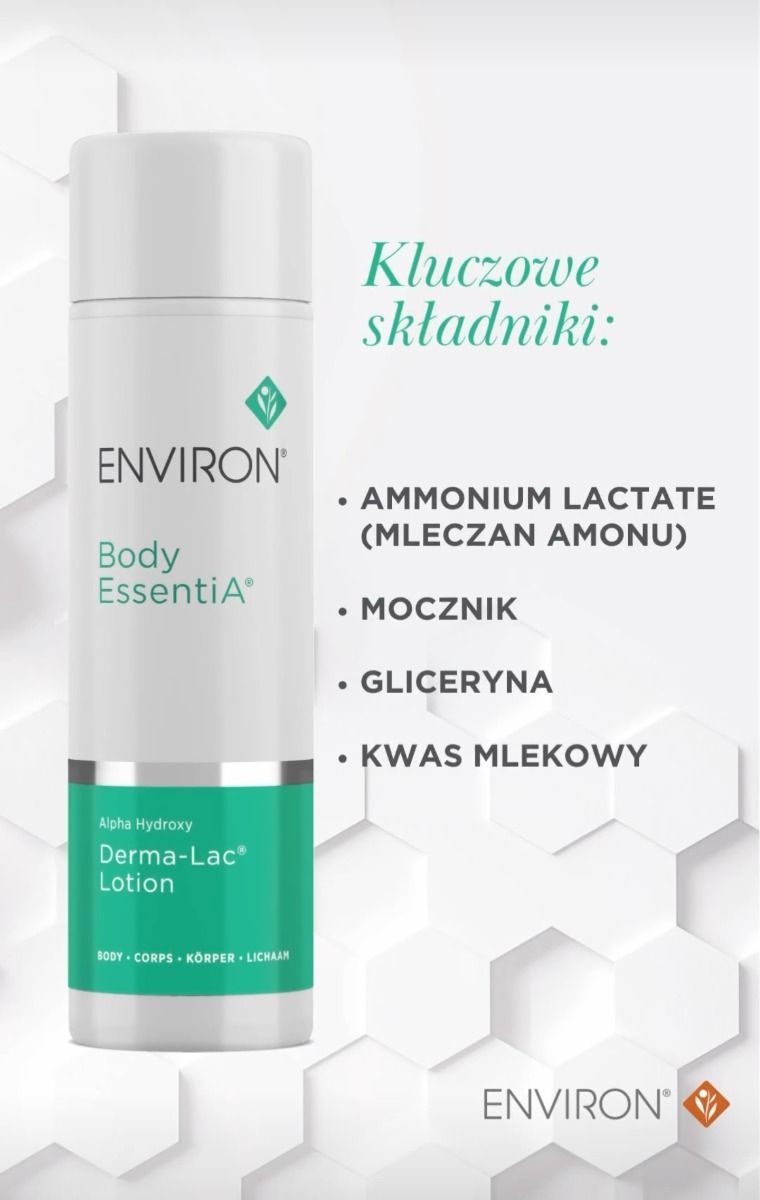 ENVIRON Derma-Lac Lotion - produkt nawilżająco-wygładzający z kwasem mlekowym do twarzy i ciała 200 ml