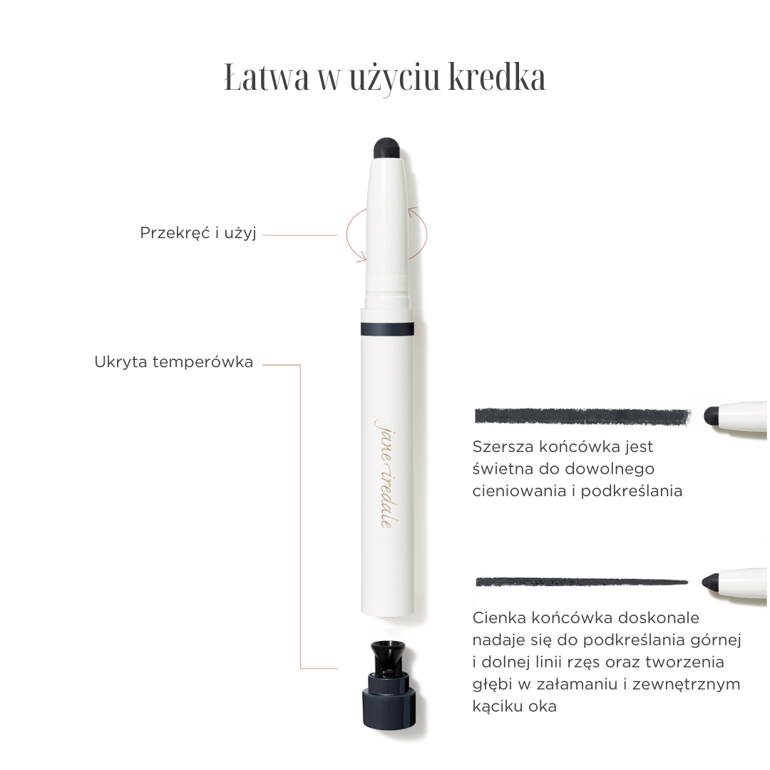 JANE IREDALE ColorLuxe Eye Shadow Stick AMERICANO - wszechstronny kremowo-pudrowy cień do powiek w sztyfcie 1,4g