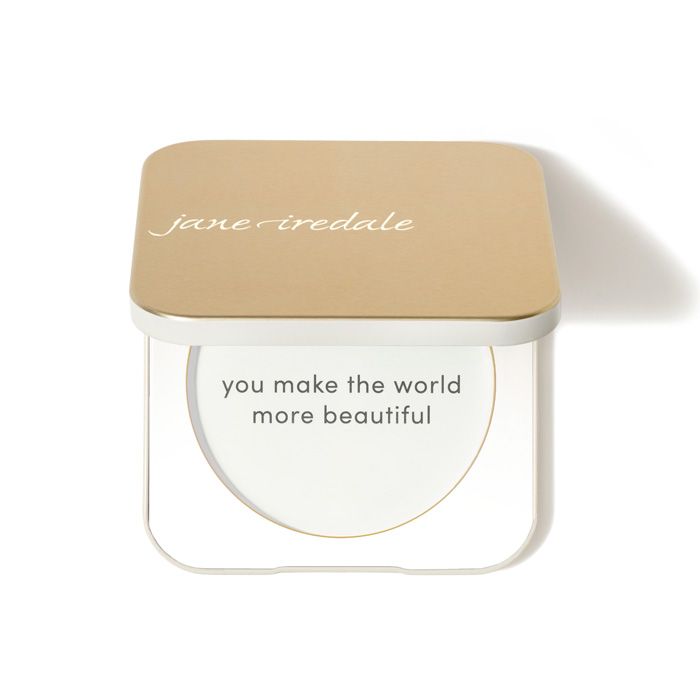 JANE IREDALE Refillable Compact - elegancka, ekologiczna puderniczka do pudru prasowanego i bronzerów (złota)