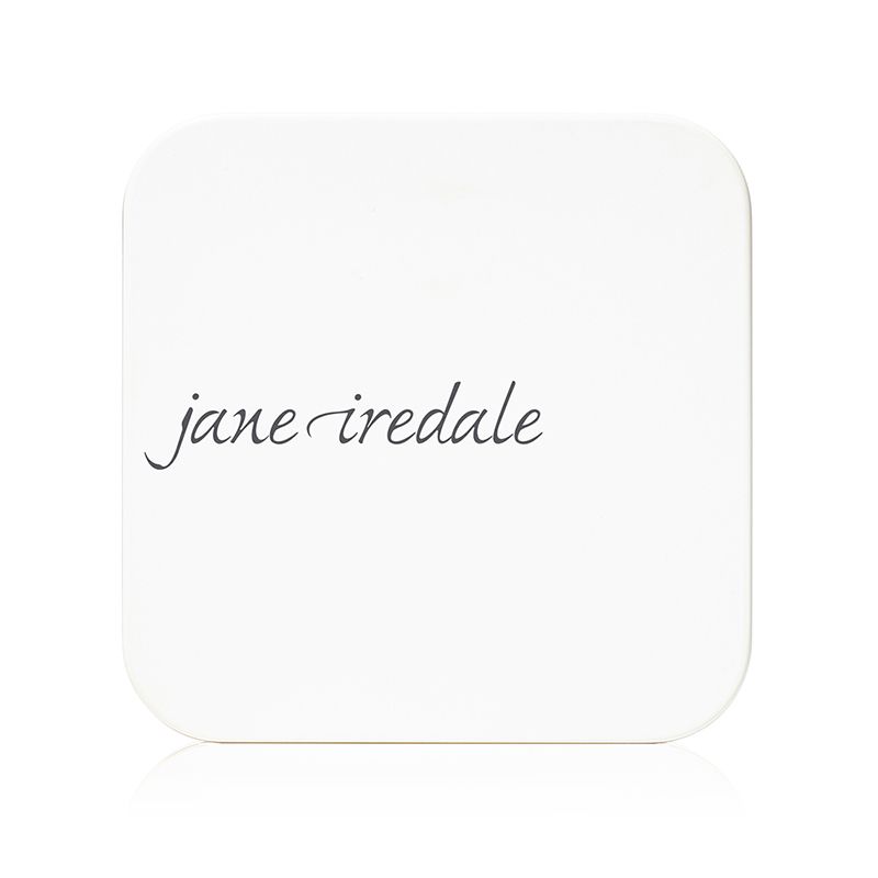 JANE IREDALE Refillable Compact - elegancka, ekologiczna puderniczka do pudru prasowanego i bronzerów (biała)