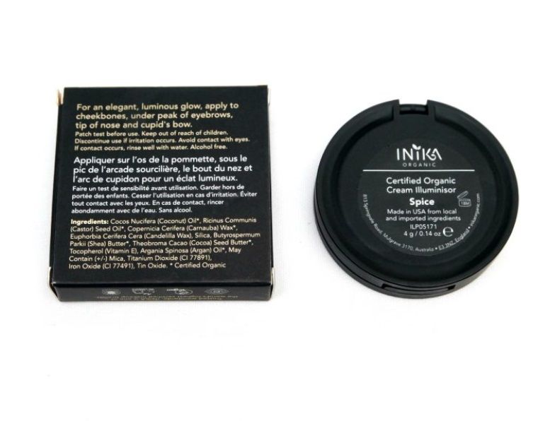 INIKA Organic Certified Organic Cream Illuminisor - mineralny rozświetlacz do policzków, 4g