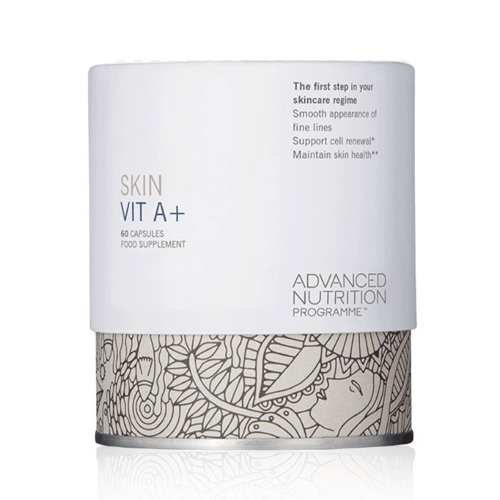 ANP Skin Vit A+ - suplement wspomaga odnowę komórek skóry i wspomaga odmładzanie skóry, 60 kapsułek