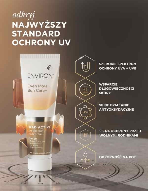 Environ RAD ACTIVÉ Antioxidant Sun Cream SPF 20 – antyoksydacyjny